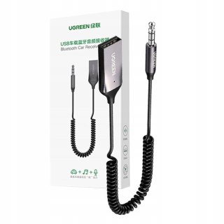UGREEN ODBIORNIK DŹWIĘKU BLUETOOTH 5.3 KABEL USB ADAPTER AUDIO AUX JACK