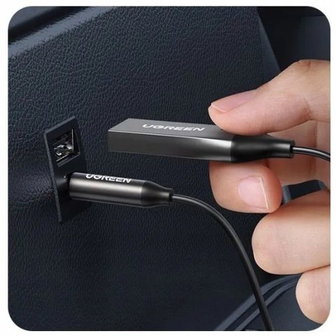 UGREEN ODBIORNIK DŹWIĘKU BLUETOOTH 5.3 KABEL USB ADAPTER AUDIO AUX JACK