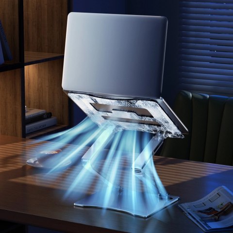 Podstawka pod laptopa Wozinsky WRS-CPY75DSB aluminiowa - czarna