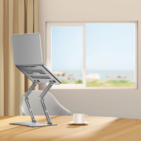 Podstawka pod laptopa Wozinsky WRS-CPY75DSS aluminiowa - srebrna