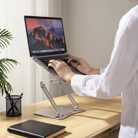 Podstawka pod laptopa Wozinsky WRS-CPY75DSS aluminiowa - srebrna