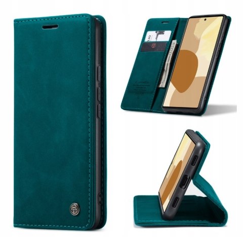 Etui do Galaxy S20 FE z Klapką - Skórzane z Kieszonką na Karty + Szkło