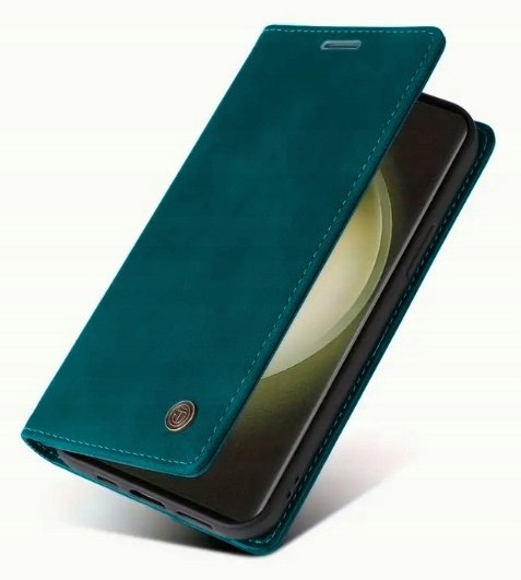 Etui do Galaxy S20 FE z Klapką - Skórzane z Kieszonką na Karty + Szkło