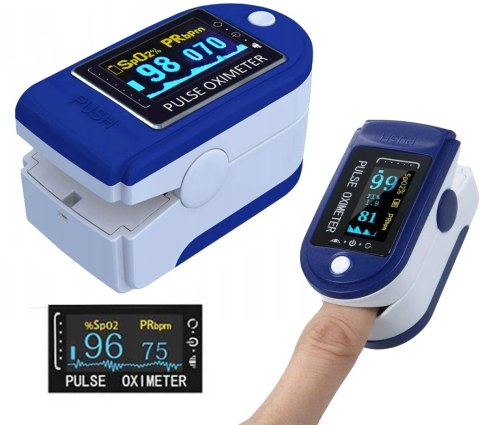 Medyczny Pulsoksymetr z OLED - Napalcowy Pomiar Pulsu i Saturacji Braders