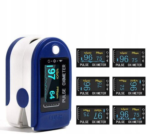 Medyczny Pulsoksymetr z OLED - Napalcowy Pomiar Pulsu i Saturacji Braders