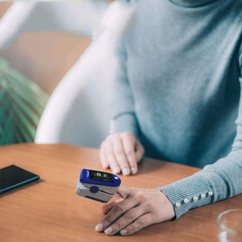 Medyczny Pulsoksymetr z OLED - Napalcowy Pomiar Pulsu i Saturacji Braders