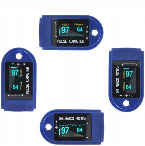 Medyczny Pulsoksymetr z OLED - Napalcowy Pomiar Pulsu i Saturacji Braders