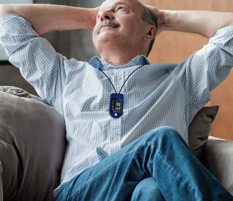 Medyczny Pulsoksymetr z OLED - Napalcowy Pomiar Pulsu i Saturacji Braders