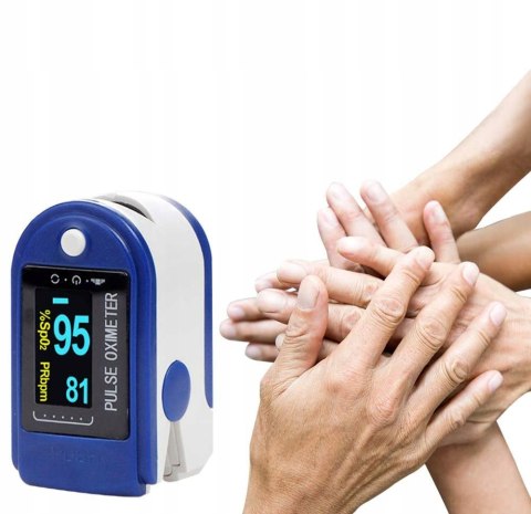 Medyczny Pulsoksymetr z OLED - Napalcowy Pomiar Pulsu i Saturacji Braders