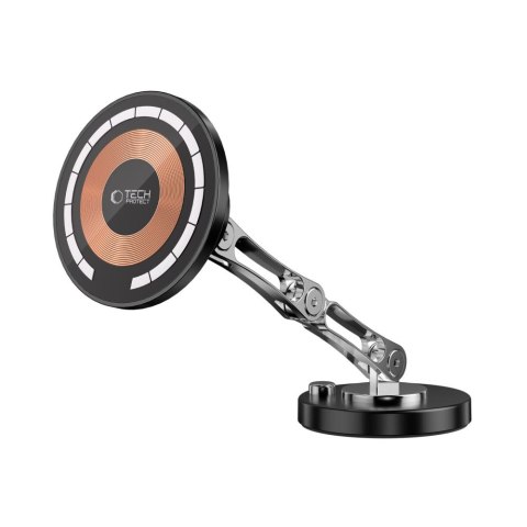 TECH-PROTECT MM15W-V8 MAGNETIC MAGSAFE DASHBOARD CAR MOUNT WIRELESS CHARGER 15W BLACK