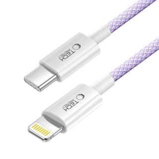 TECH-PROTECT ULTRABOOST LITE LIGHTNING CABLE PD27W/3A 100CM MAUVE