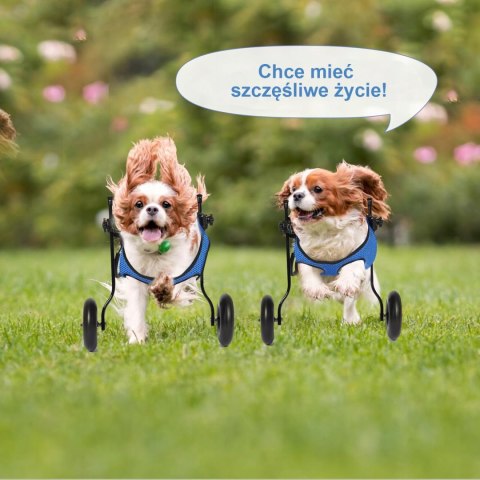 Wózek inwalidzki dla psów średnich ras - tylne łapy, rozmiar M Braders