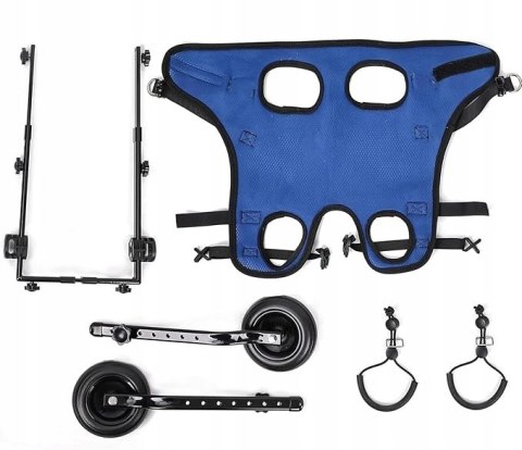 Wózek inwalidzki dla psów średnich ras - tylne łapy, rozmiar M Braders