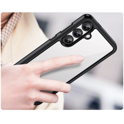 Etui silikonowe Outer Space Case z żelową ramką do Samsung Galaxy S25+ - czarne