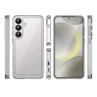 Etui silikonowe Outer Space Case z żelową ramką do Samsung Galaxy S25+ - przezroczyste