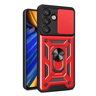 Hybrid Armor Camshield Samsung Galaxy S25 Red