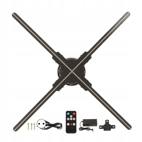 Projektor z Hologramem 3D 624 LED - Rozmiar 520x520 mm Braders