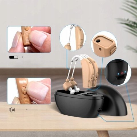 Aparaty słuchowe dla seniorów Braders wygoda, redukcja szumów, lepszy słuch