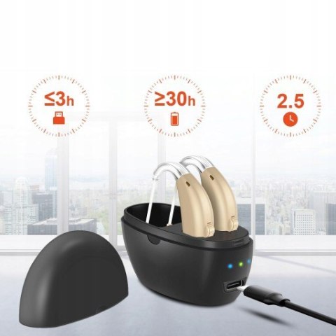 Aparaty słuchowe dla seniorów Braders wygoda, redukcja szumów, lepszy słuch