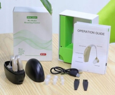 Aparaty słuchowe dla seniorów Braders wygoda, redukcja szumów, lepszy słuch