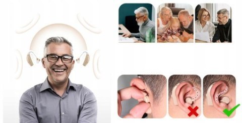 Aparaty słuchowe dla seniorów Braders wygoda, redukcja szumów, lepszy słuch