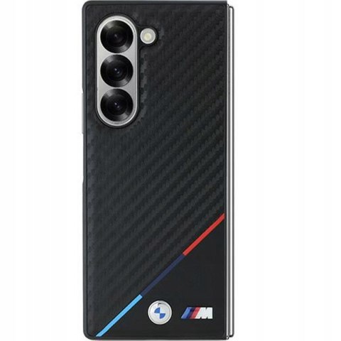 Ekskluzywne etui BMW do Galaxy Z Fold 6 - Carbon Tricolor Line Braders