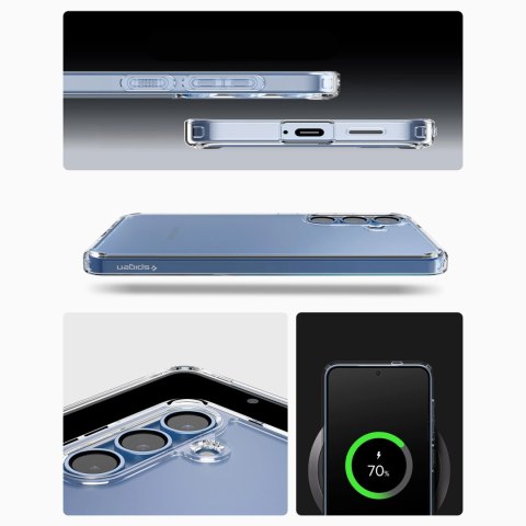 Etui Spigen Ultra Hybrid na Samsung Galaxy S25+ - przezroczyste