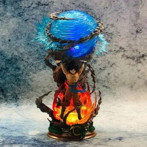 Figurka LED 3D Dragon Ball - Son Goku Anime 25cm Dekoracja Świecąca Braders