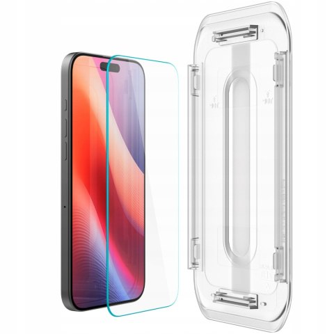 Szkło ochronne na ekran + ramka montażowa Apple iPhone 16 Pro 2 sztuki