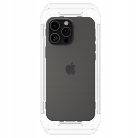 Szkło ochronne na ekran + ramka montażowa Apple iPhone 16 Pro 2 sztuki