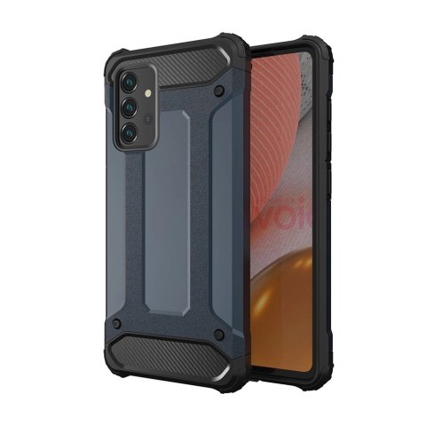 Pancerne hybrydowe etui Hybrid Armor pokrowiec na Samsung Galaxy A26 - niebieskie
