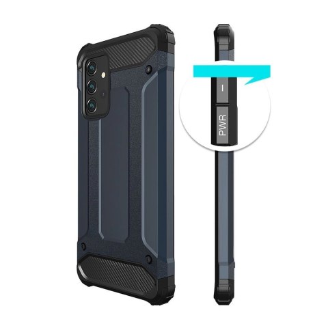 Pancerne hybrydowe etui Hybrid Armor pokrowiec na Samsung Galaxy A26 - niebieskie