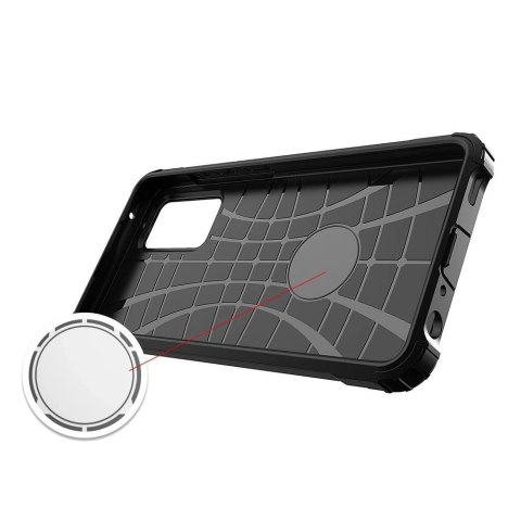Pancerne hybrydowe etui Hybrid Armor pokrowiec na Samsung Galaxy A26 - srebrne