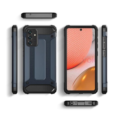 Pancerne hybrydowe etui Hybrid Armor pokrowiec na Samsung Galaxy A26 - srebrne
