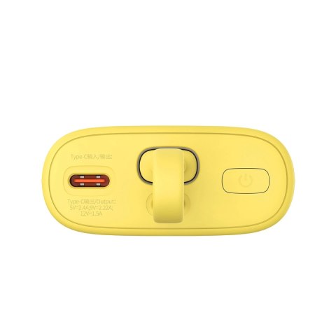 Powerbank Baseus Popsicle 5200mAh 20W z wbudowanym kablem Lightning (+ biały kabel Baseus Simple USB-C - USB-C 60W/20V/3A/30cm) 