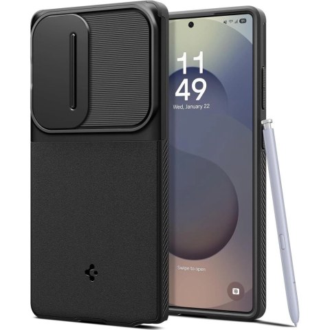 Etui Spigen Optik Armor na Samsung Galaxy S25 Ultra - czarne