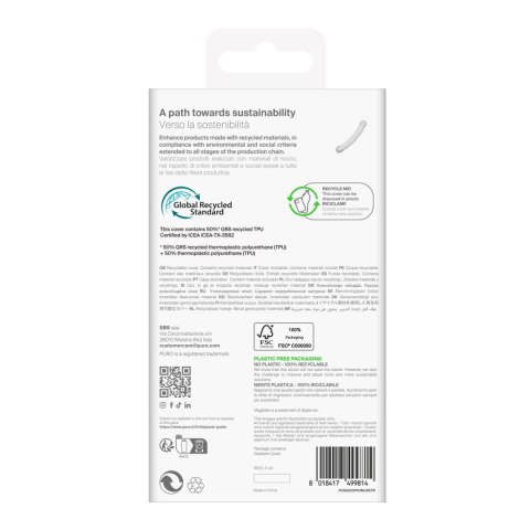 Etui silikonowe Puro 03 Nude do Samsung Galaxy S25 Ultra - przezroczyste