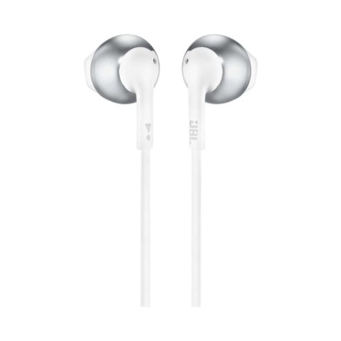 Słuchawki przewodowe JBL T205 douszne mini jack 3.5mm - białe