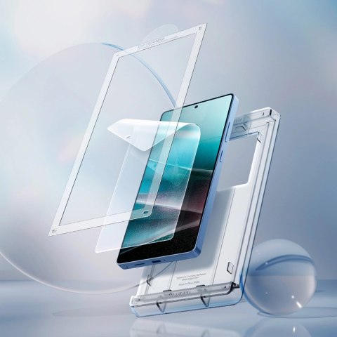 Szkło hybrydowe Spigen Elite Shield EZ FIT na Samsung Galaxy S25 Ultra - przezroczyste