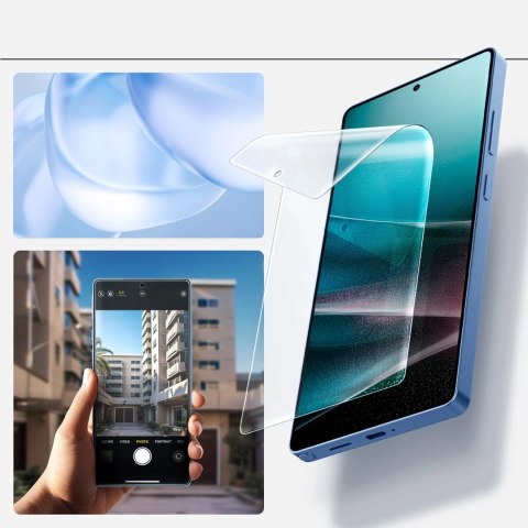 Szkło hybrydowe Spigen Elite Shield EZ FIT na Samsung Galaxy S25 Ultra - przezroczyste