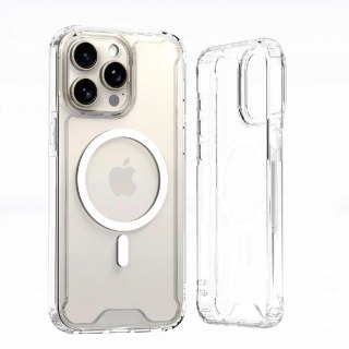 Etui Wozinsky Clear Corner Case MagSafe na Samsung Galaxy S25 - przezroczyste