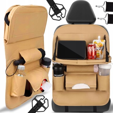 Organizer samochodowy na fotel oparcie tył dla dziecka do auta ochraniacz