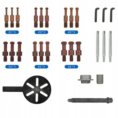 Ściągacz separator do łożysk Kół Pasowych odklejacz zestaw ściągacz Braders