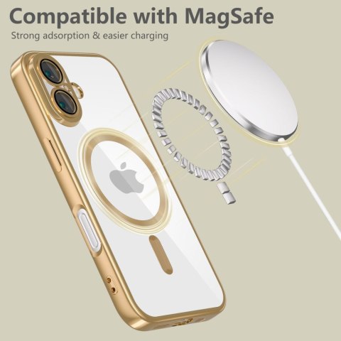 TECH-PROTECT MAGFLEX MAGSAFE IPHONE SE 4 2025 SHINY GOLD
