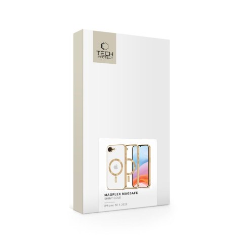 TECH-PROTECT MAGFLEX MAGSAFE IPHONE SE 4 2025 SHINY GOLD