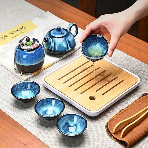 Zestaw do parzenia herbaty czajnik filiżanki Braders