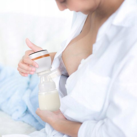 Elektryczny laktator piersi braders cichy bez BPA 180ml 4 tryby LCD