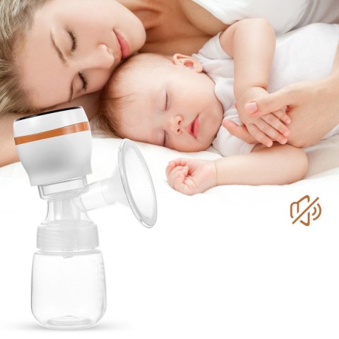 Elektryczny laktator piersi braders cichy bez BPA 180ml 4 tryby LCD