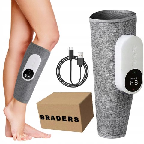 Masażer stóp i łydek z kompresją - fotel do masażu krążenia nóg Braders