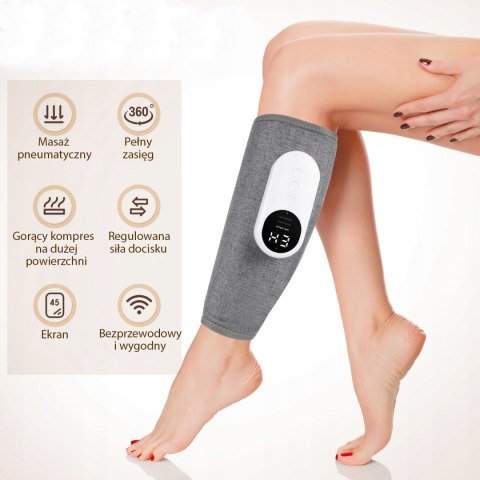 Masażer stóp i łydek z kompresją - fotel do masażu krążenia nóg Braders